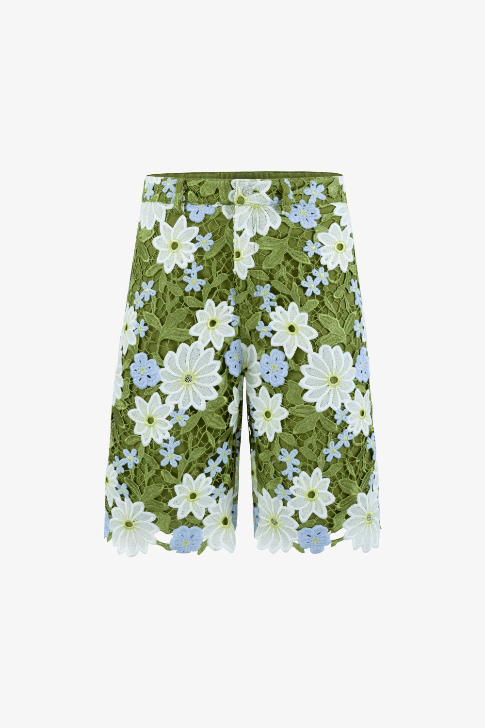 Guipure Embroidery Shorts