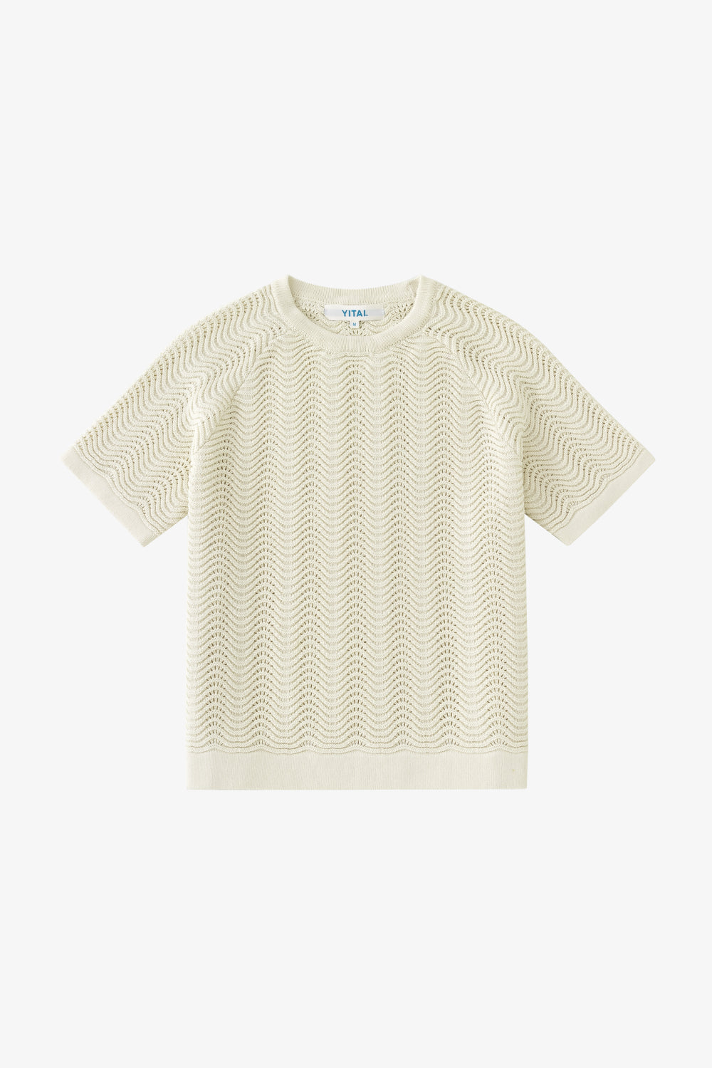 Ivory Shale Stitch T-Shirt