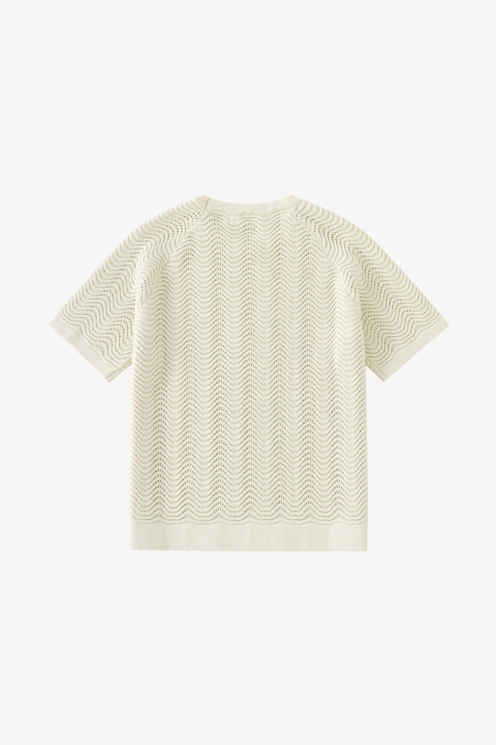 Ivory Shale Stitch T-Shirt