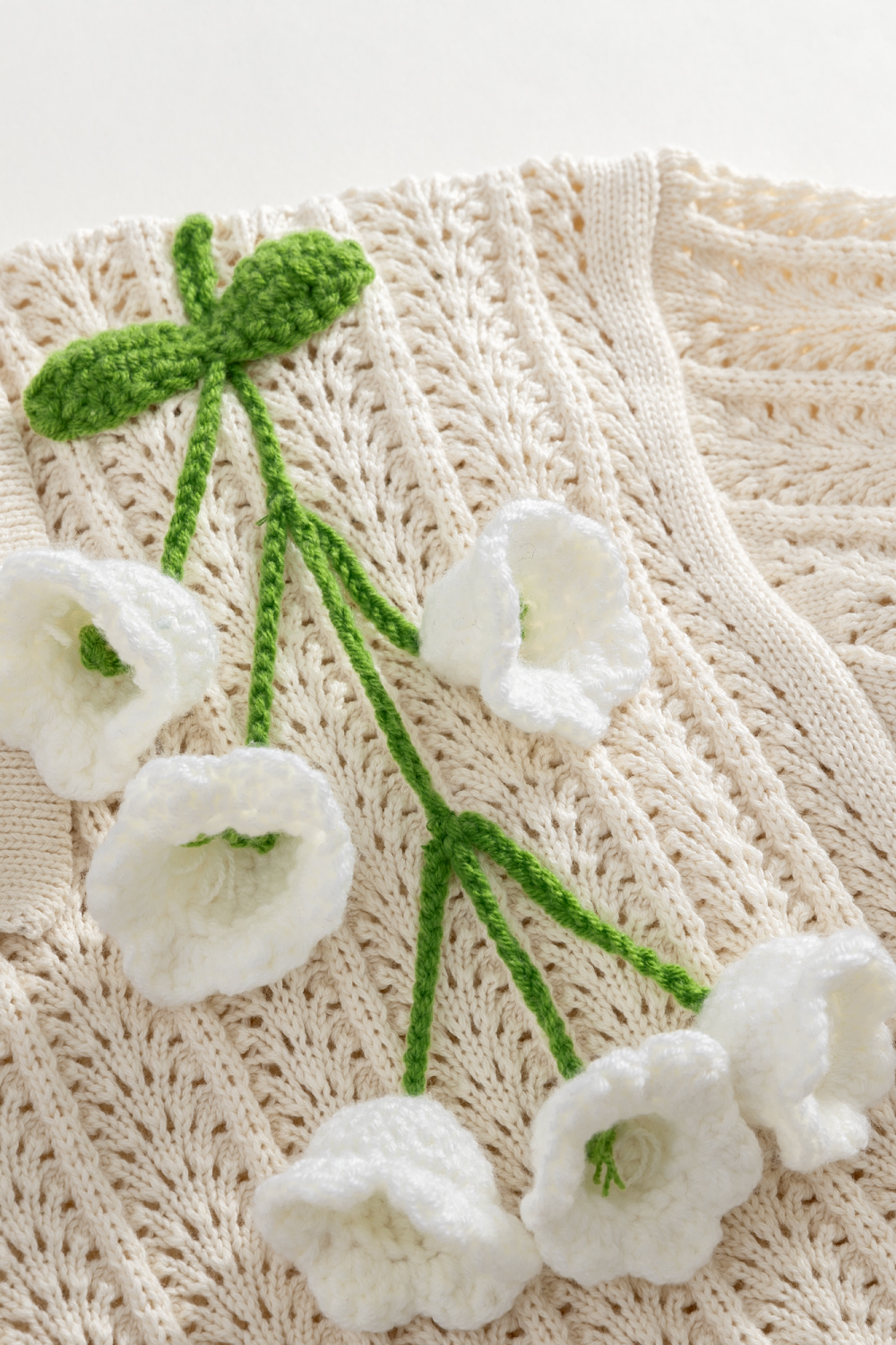 Lily of the Valley Crochet Shirt