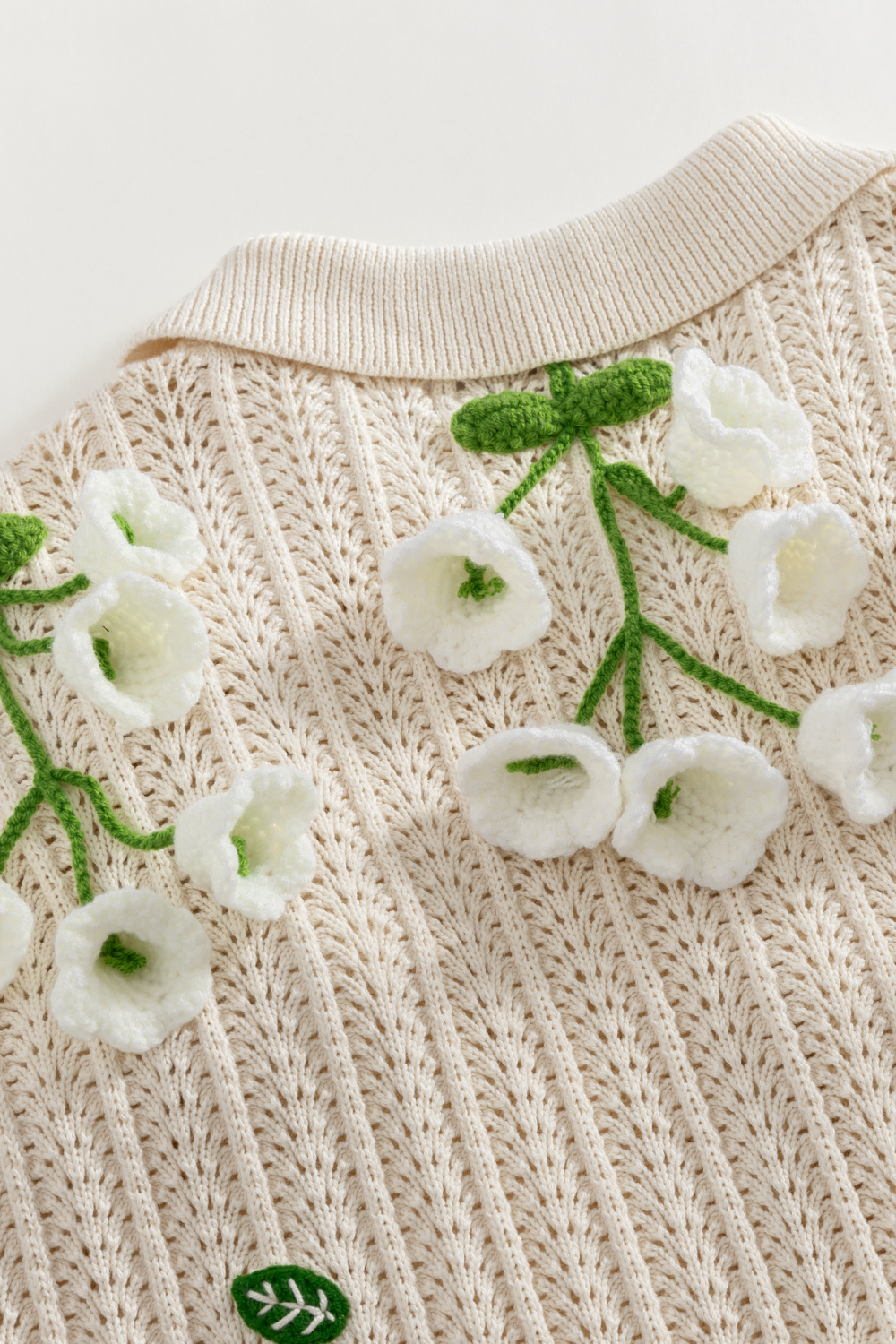 Lily of the Valley Crochet Shirt