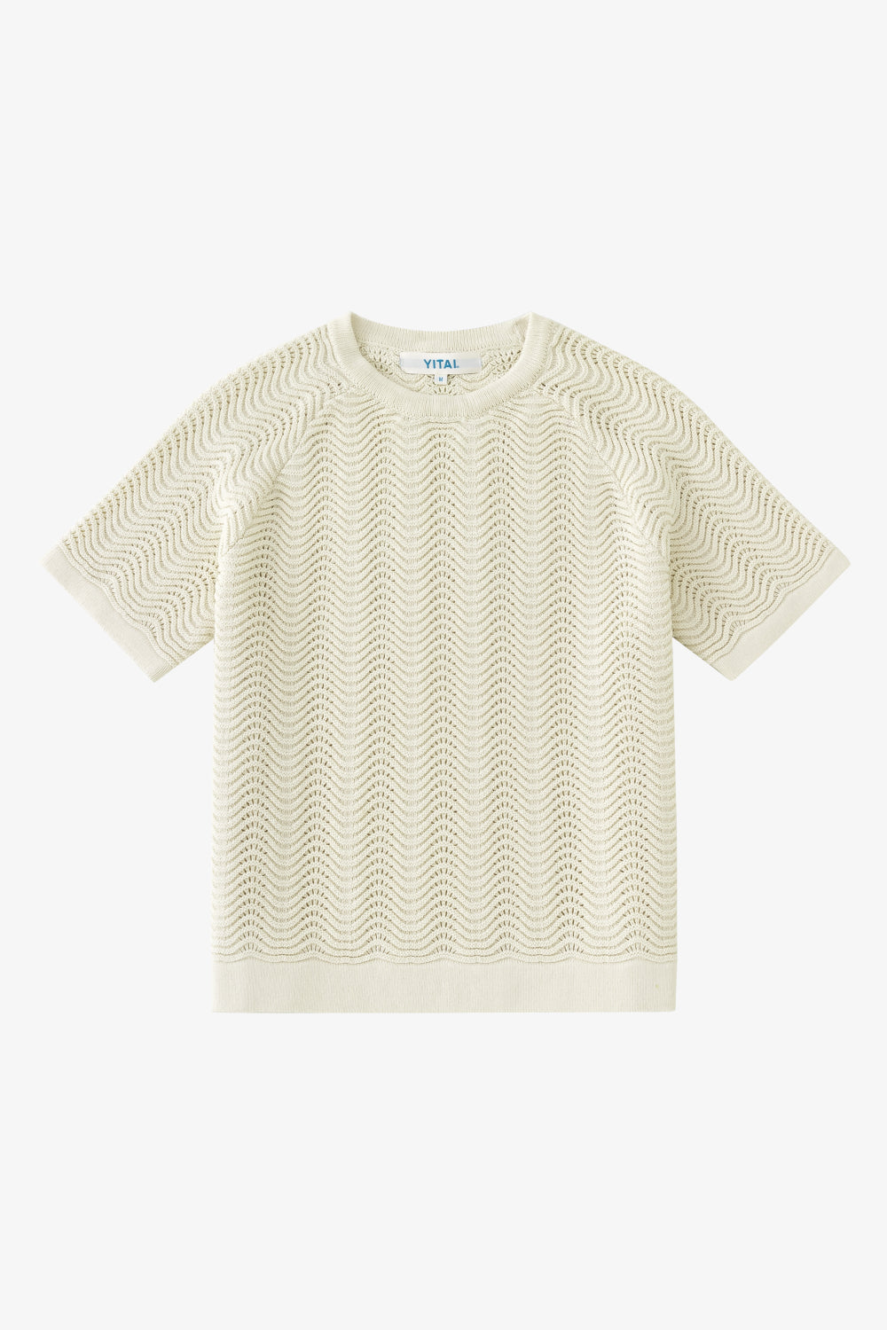 Ivory Shale Stitch T-Shirt