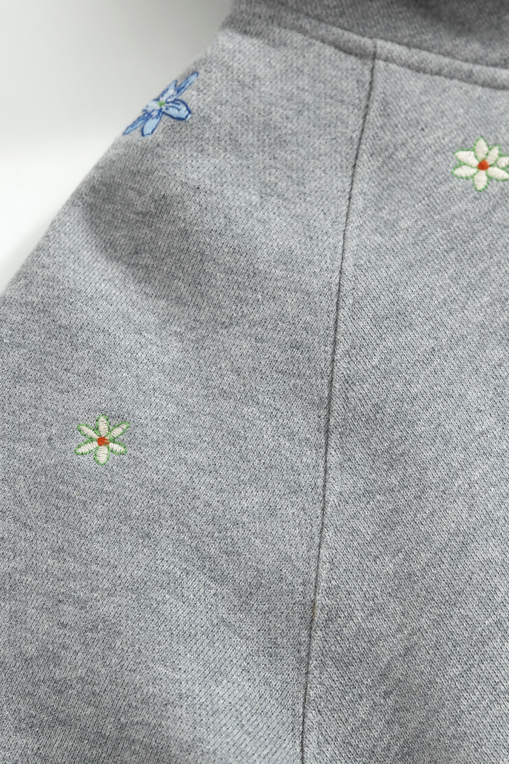 Floral Embroidery Hoodie