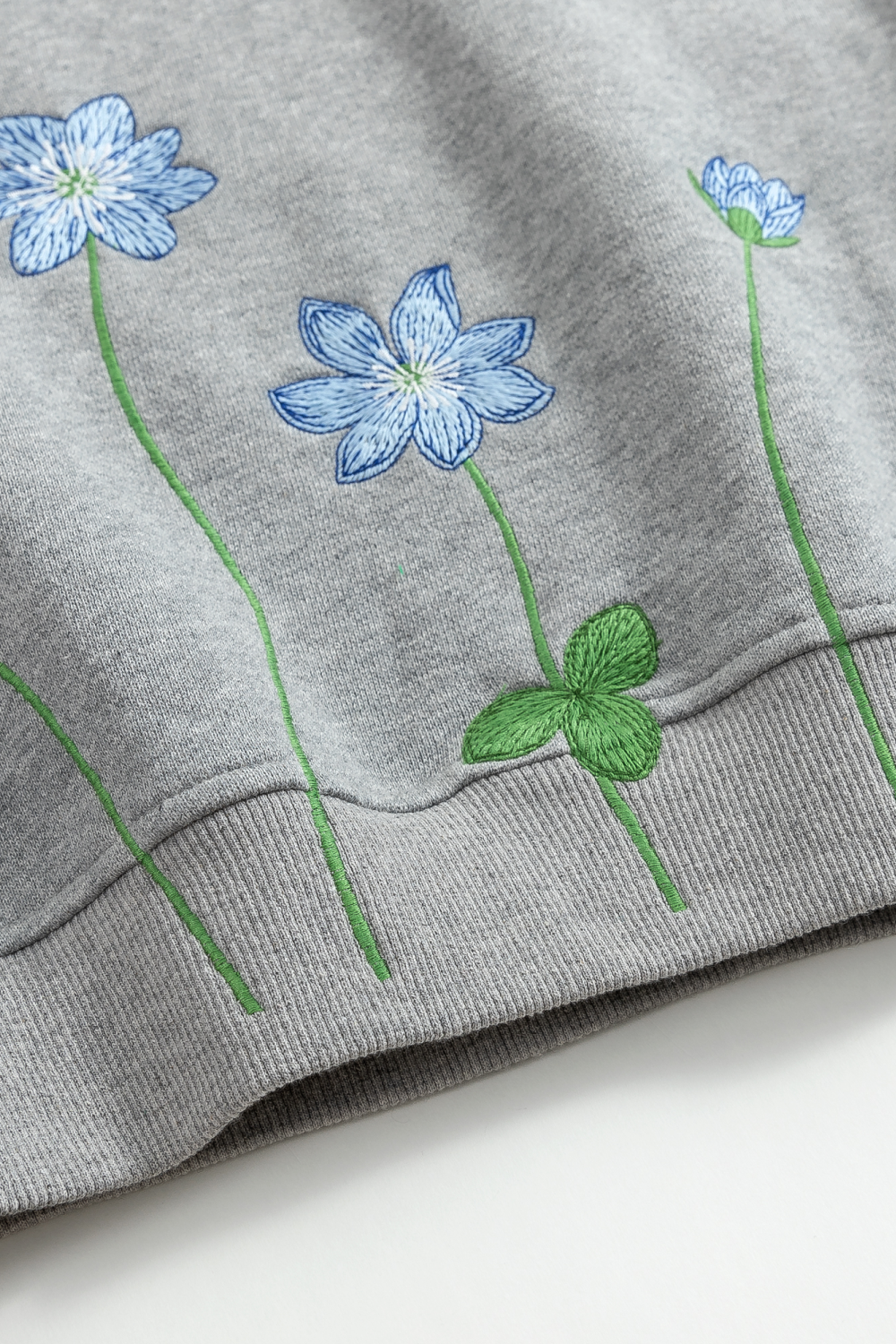 Floral Embroidery Hoodie