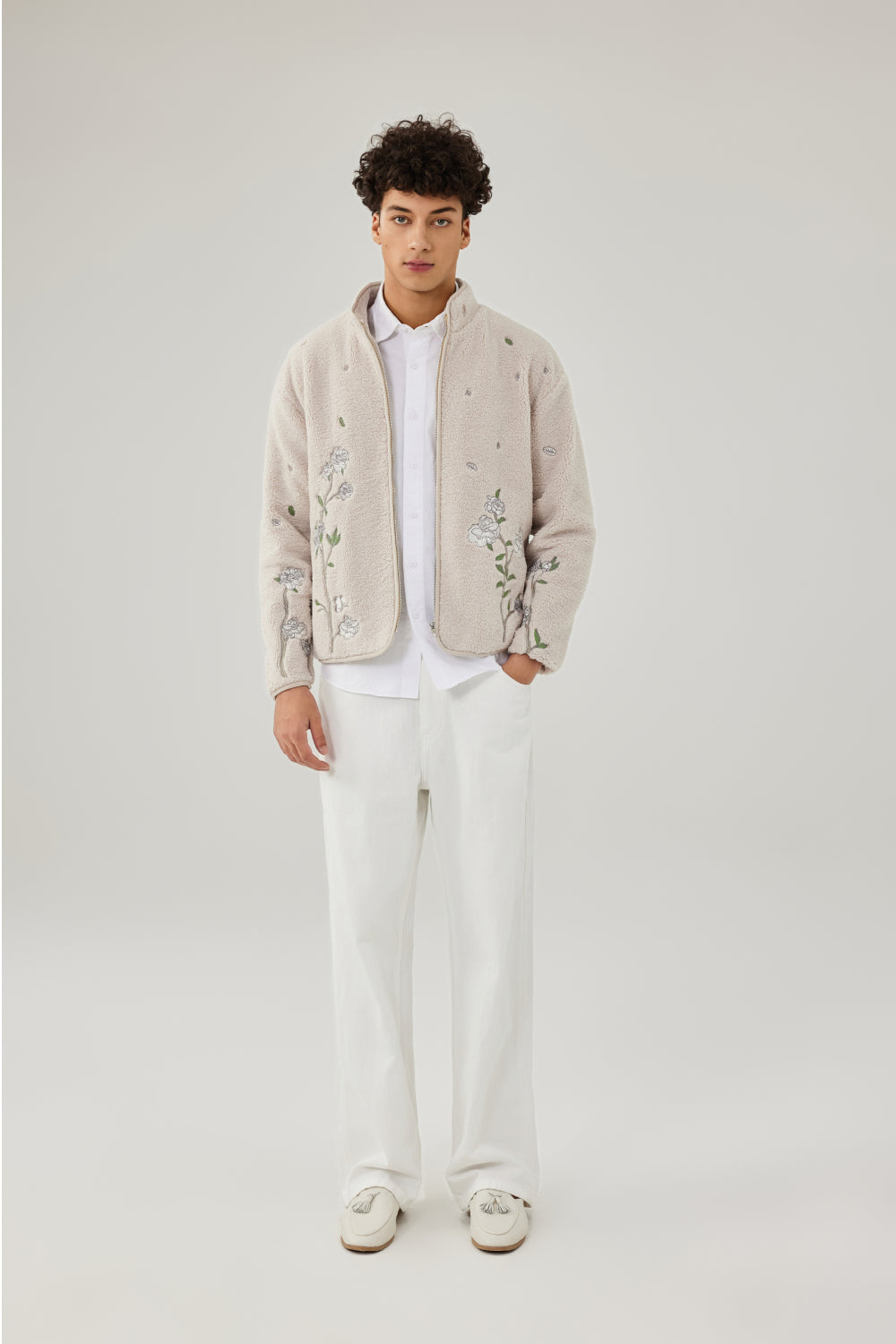 SuZhou Embroidery Fleece Jacket