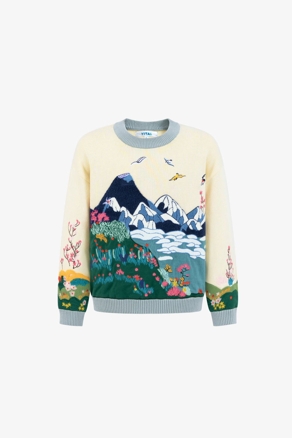 Celestial Embroidery Sweater