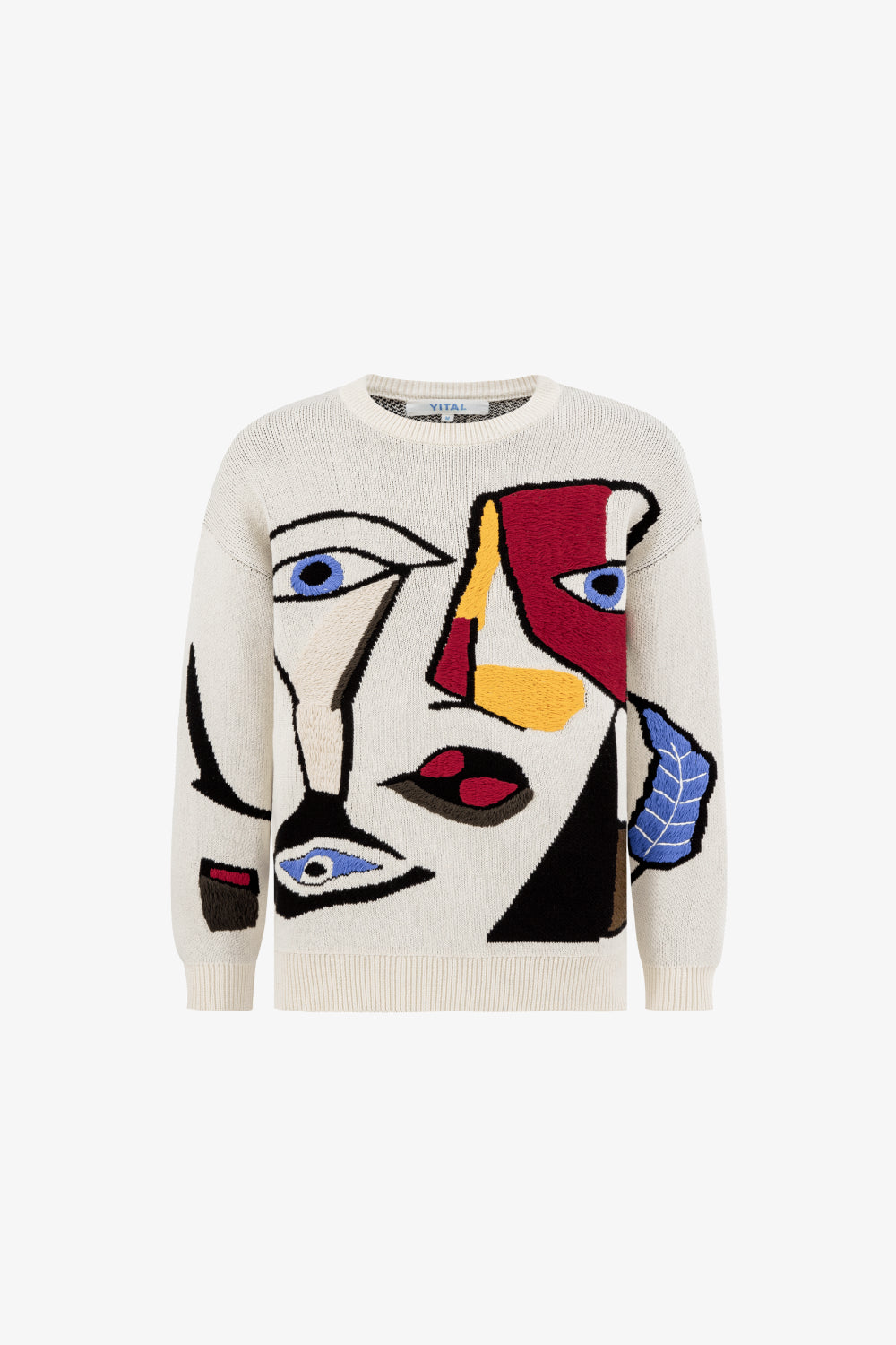 Cubism Portrait Sweater