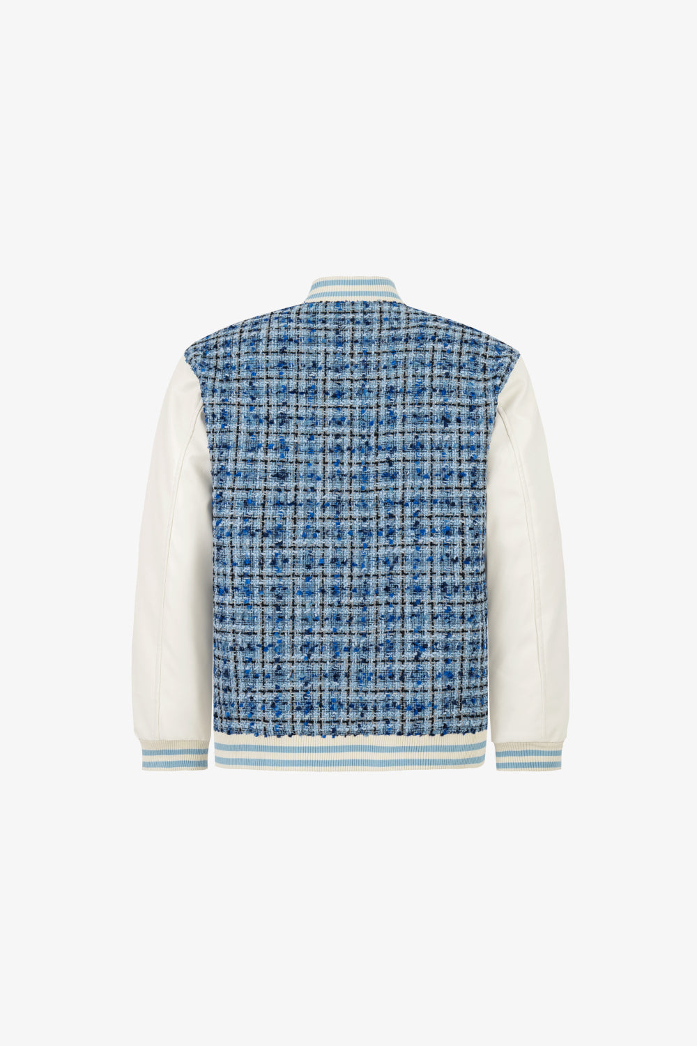 Marine Tweed Varsity Jacket