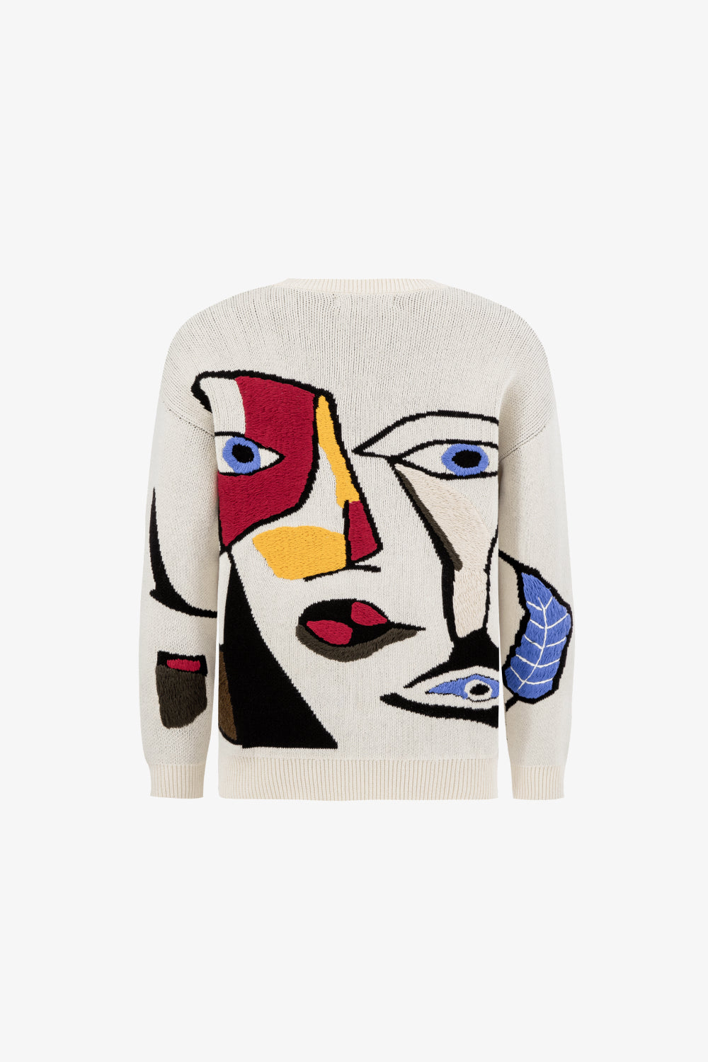 Cubism Portrait Sweater